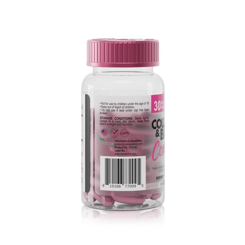 Collagen & Biotin Complex Hair Skin Nails Support 60 Count