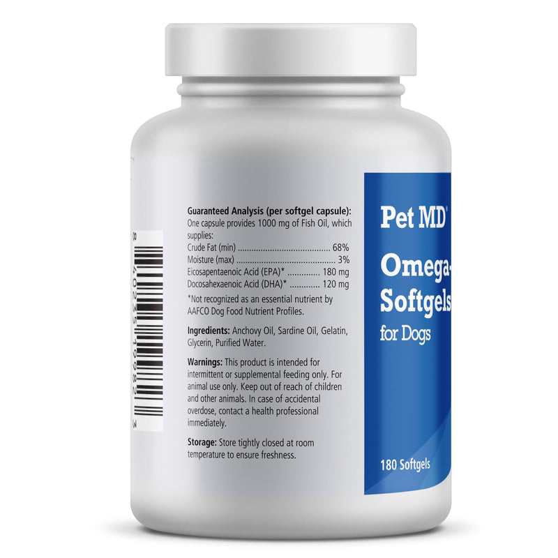 Pet MD Omega 3 Softgels & Wrap A Pill Bacon Flavor Pill Paste