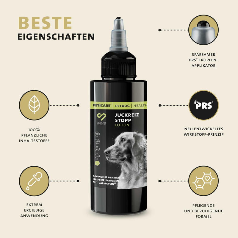 Itch Remedies for Dogs | Highly effective with Calmapsin® for atopic dermatitis & skin irritations | Quickly relieves & supports skin regeneration | unique PRS® system for long effects 50 ml