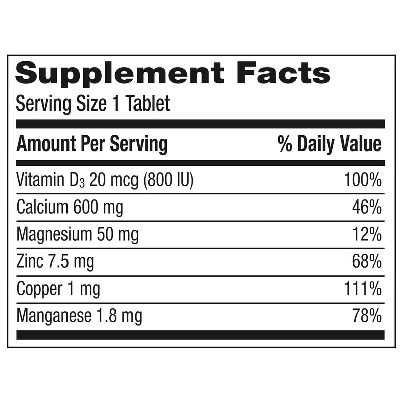 Caltrate 600 Plus D3 Vitamin D and Calcium Supplement Tablets, 165 Count | Highest Level of Vitamin D3, Maximizes Calcium Absorption to Support Strong Bones and Daily Function New 165 Count (Pack of 1)