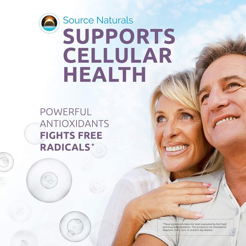 Source Naturals, Vegan Resveratrol 200 mg - 60 Tablets | For Heart And Healthy Aging 60 Count (Pack of 1)