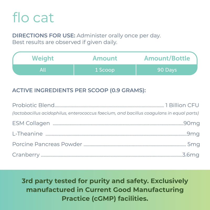 Flo Cat Cranberry Supplement for Cats by Veterinarian Recommended Solutions - Bladder Control for Cats - Urinary Tract Support - Cranberry Chews - Immune & Gut Support