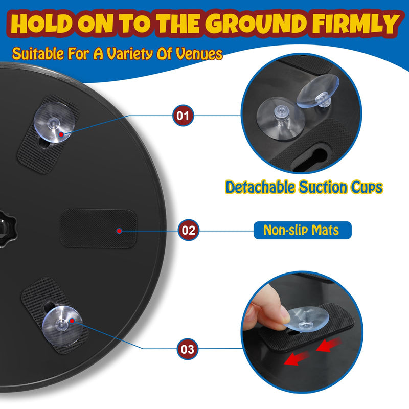 Ykall Claw Grinder for Dogs - Scratching Board for Dogs with Snack Box Dog Claw Grinder, Dog Claw Grinder, 360° Rotation Scratching Mats, with 6 Suction Cups with 2 Replacement Sheets of Sandpaper - BeesActive Australia