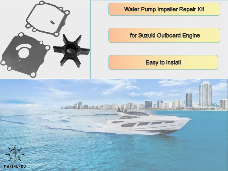 17400-87E04 17400-87E03 17400-87E01 17400-87E00 Water Pump Impeller Repair Kit for Suzuki Outboard 60 70 90 100 HP DF60 DF70 DT100 DT90 Boat Motor Engine Parts Sierra 18-3254 for Suzuki 60 70 90 100 HP 17400-87E01