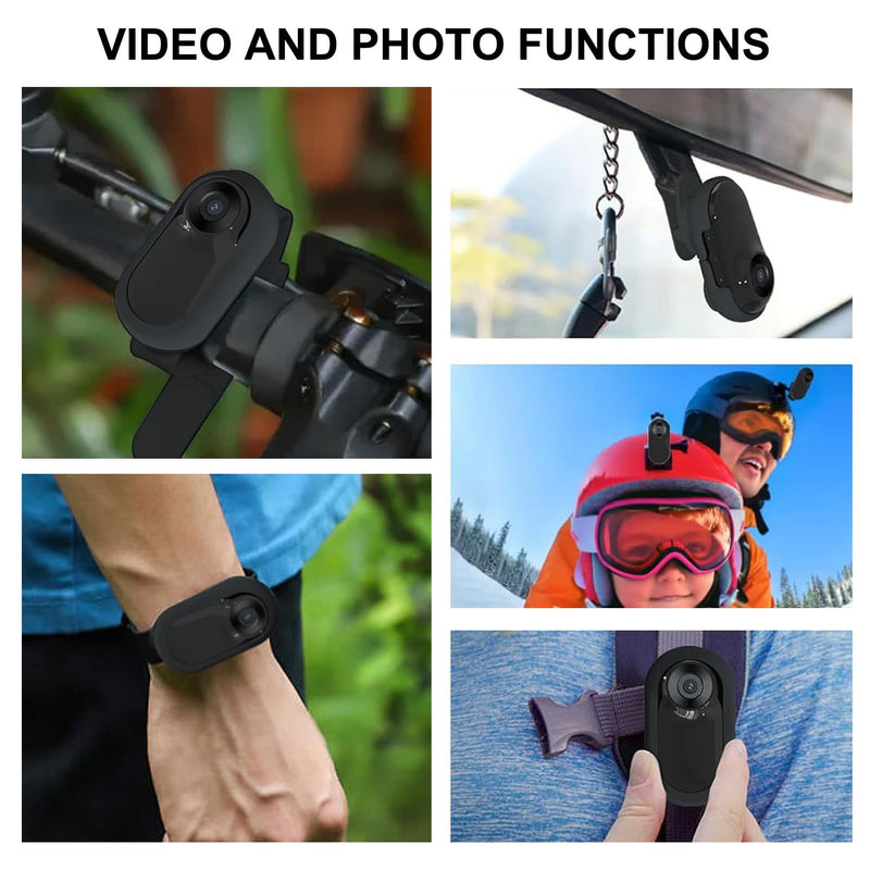Goshyda HD 1080P Cat Collar Camera 170° Wide Angle Lens Pet Dog Collar Camera Sports Action Camera with Video Recording for Mountain Biking Traveling with Pets - BeesActive Australia