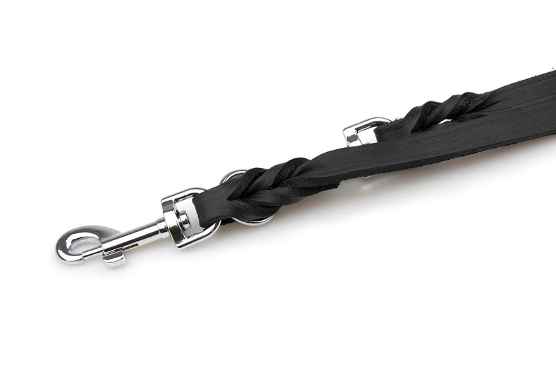 Karlie lead Rondo, braided L: 200 cm W: 18 mm black 200X1.8X0.4 - BeesActive Australia