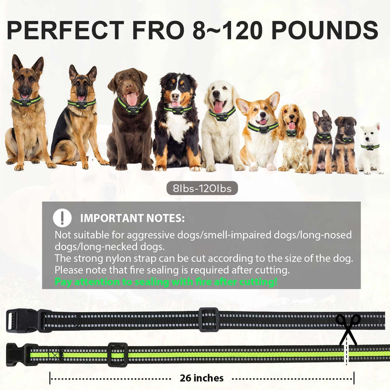 Citronella Bark Collar [No Citronella Refill] Spray Dog Training Collar, Citronella Dog Collar for L/M/S Dogs, Level 2 Sensitivity Adjustable Citronella Dog Bark Collar Black-02 - BeesActive Australia