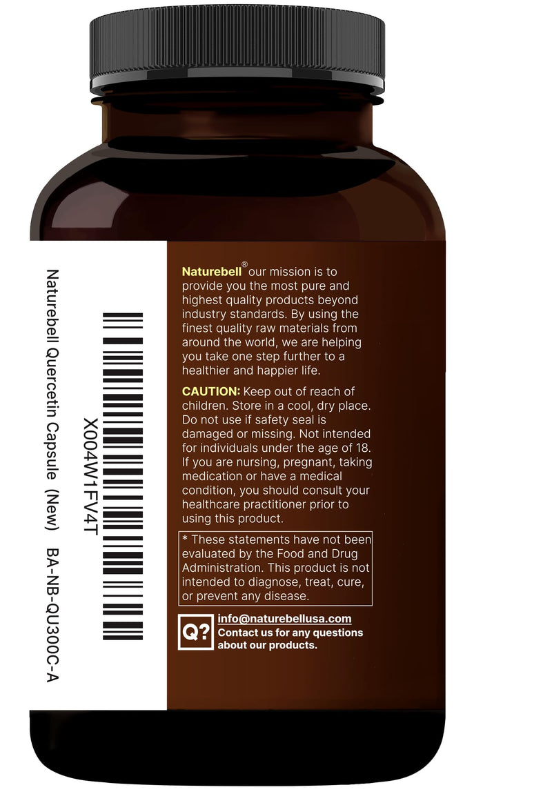 NatureBell Quercetin 500mg, 300 Capsules
