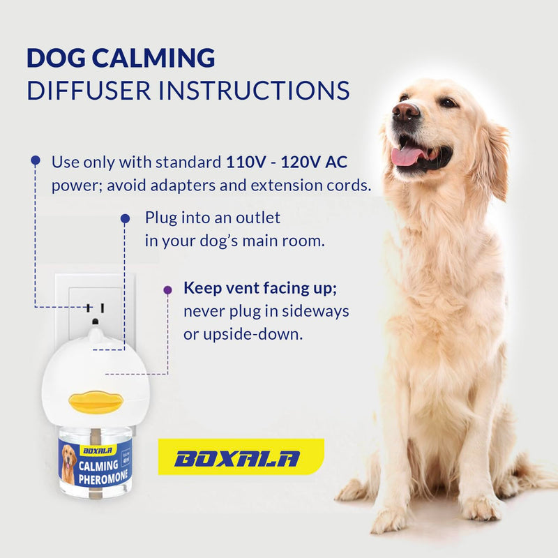Pheromone Diffuser for Dogs: Calming Pheromone Diffuser Kit - Dog Calming Diffuser - Calming Pheromones - Dog Anxiety Relief (X_Large)