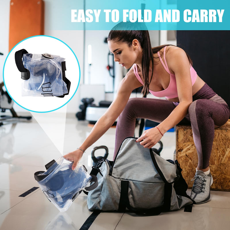 Water Weights Aqua Bag, Workout Sandbag Alternative Strength Training Sand Bag Portable Stability Fitness Equipment – Ultimate Core and Balance Training for Home Gym Ball Shape Aqua Bag