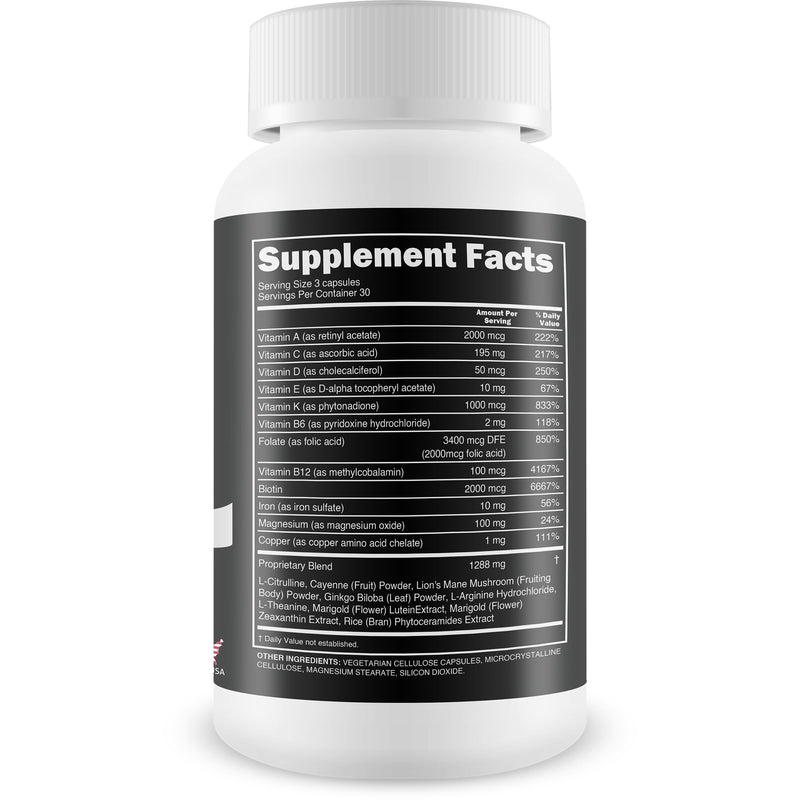 Silk Advanced Biotin Complex- Promotes Stronger, Longer, Hair-Healthier Skin- Ultimate Nail Strength