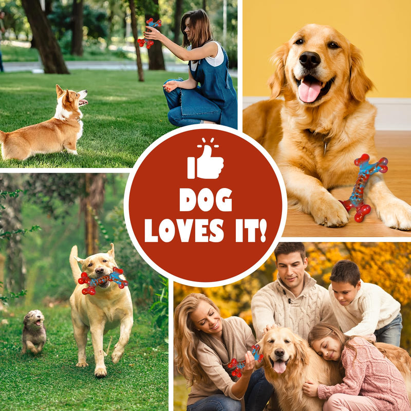Dog Chew Toys for Aggressive Chewers Tough Dog Toys, Almost Indestructible Dog Toy for Teething, Aggressive Chewers for Large Medium Dogs, Tough Chew Toys for Dogs for Boredom Medium & Large (Pack of 1) - BeesActive Australia