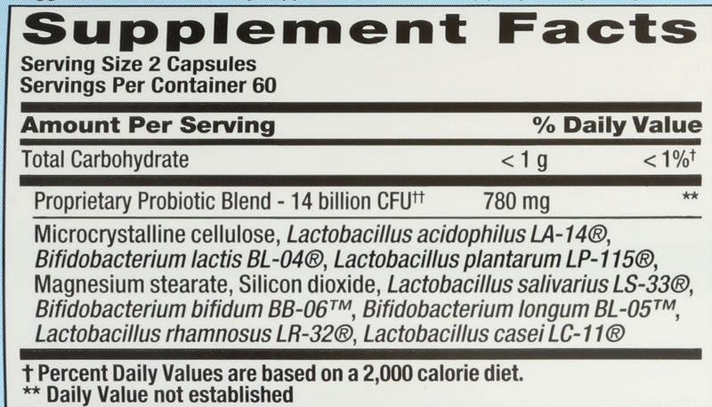 Pb 8, Probiotic 8 Strain, 120 Count