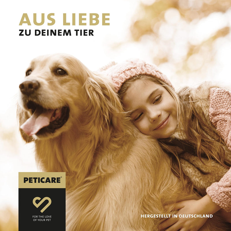 Peticare tick protection agent for dogs | Plant-based spot-on | against ticks & mites of all kinds | waterproof protection | unique PRS® system for a long-lasting effect - petDog Protect 2161 100 ml