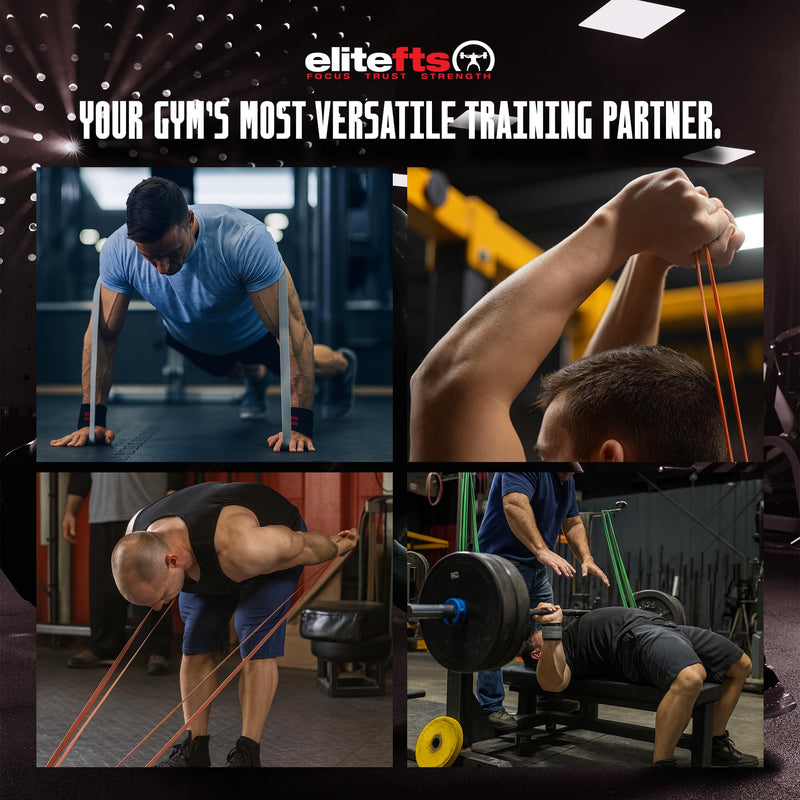 EliteFTS Pro Resistance Band - Boost Core Stability and Flexibility with This Portable, Joint-Friendly Tool Pair PRO MICRO RESISTANCE BAND