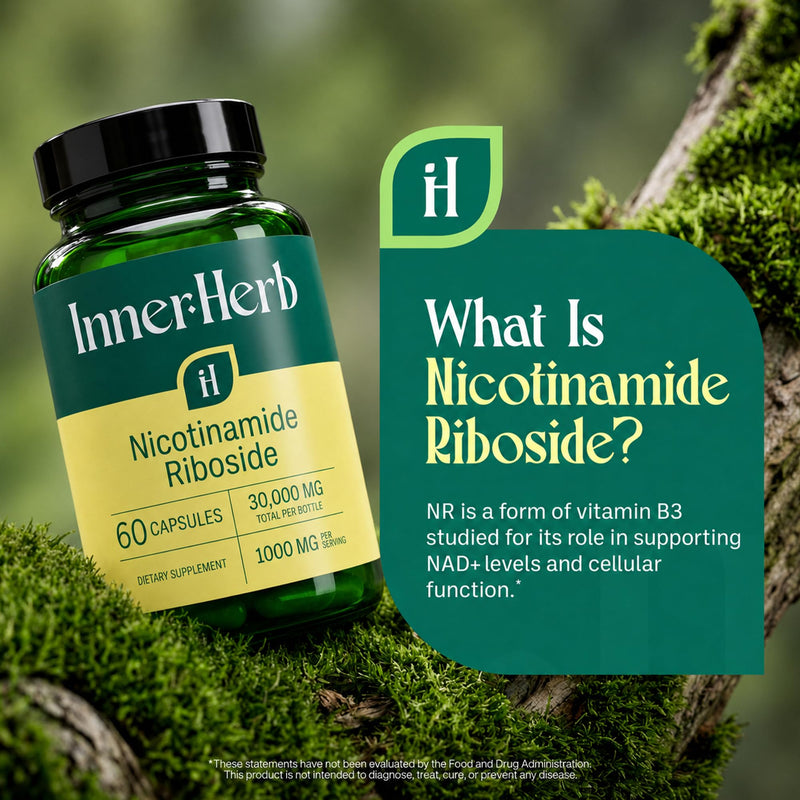 Nicotinamide Riboside (NR) 1000mg | Vitamin B3 Derivative | Single Ingredient | 60 Vegan Capsules | Unflavored | 2 Capsules Daily | 30-Day Supply