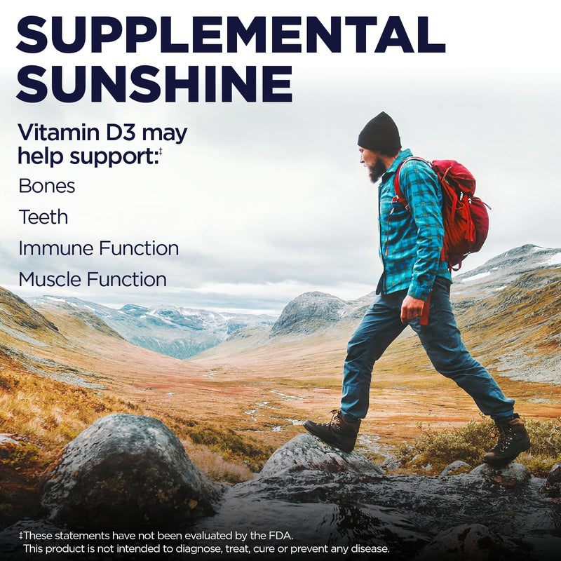KAL Vitamin D3 2000 IU (50 mcg) DropIns - Liquid Vitamin D3 Drops - Bone Strength and Immune Support Supplement - Vegetarian, 60-Day Guarantee, Approx. 590 Servings, 1.8oz | Bone Strength and Immune Support, Vegetarian, 60-Day Guarantee, Approx. 590 Se...