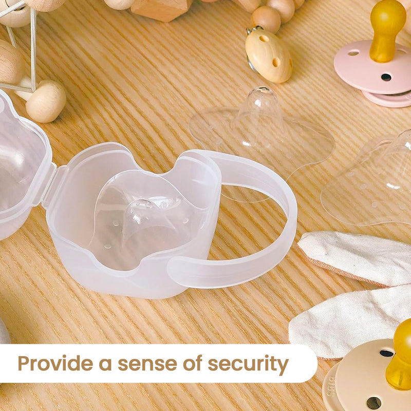purifyou Nipple Shields for Nursing Breastfeeding Newborn, 24mm / 20mm / 18mm / 16mm, Set of 3 Silicone Nipple Shield with Free Case Latch Assist Nipple Guard & Breastfeeding Shield (18mm) - BeesActive Australia