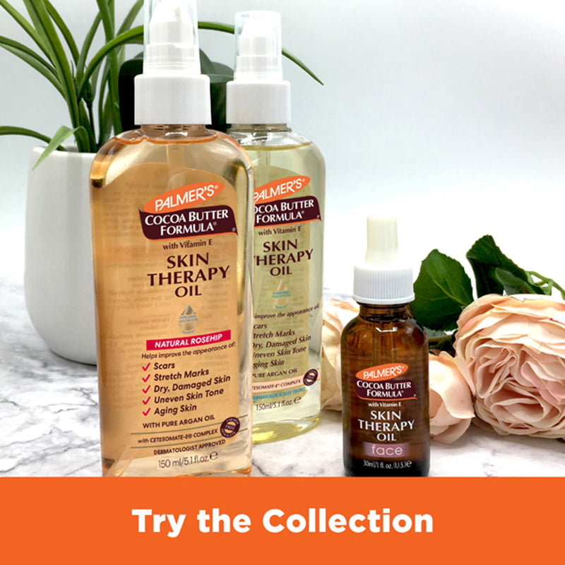 Palmer's Skin Therapy Rosehip Body Oil, Cocoa Butter Formula (5.1 Oz) | Deep Moisturizer for Dry Damaged Skin, Helps Improve appearance of Scars & Stretch Marks with Vitamin E & Rosehip Fragrance 5.1 Fl Oz (Pack of 1)