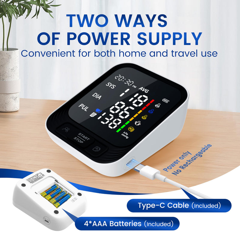 Upper Arm Blood Pressure Monitor for Home Use, FDA-Cleared FSA&HSA Eligible Medium