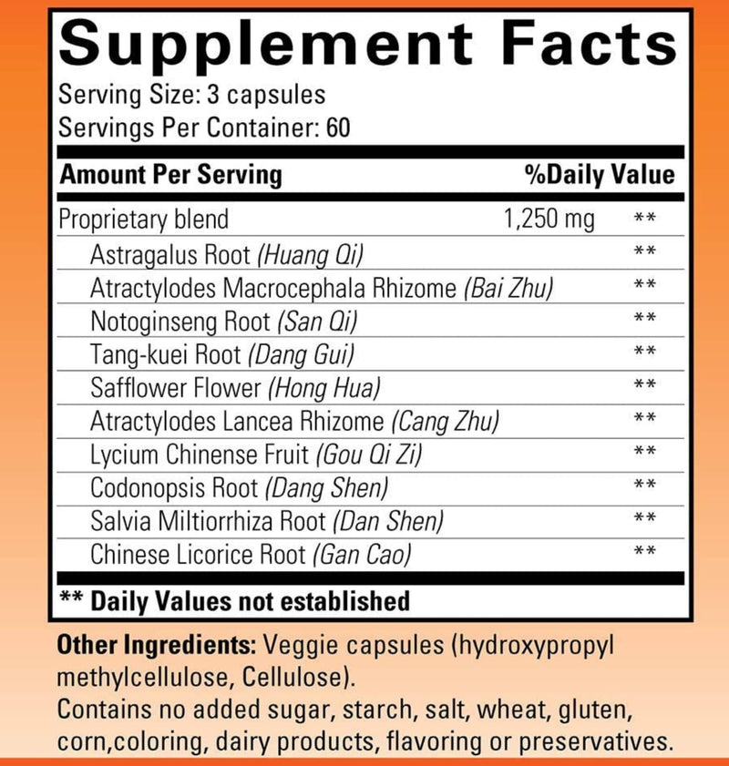 Vital Cell Natural Anti-Aging Supplement for Men and Women, Supporting Circulation and Healthy Organ Function (180 Vegetarian Capsules)