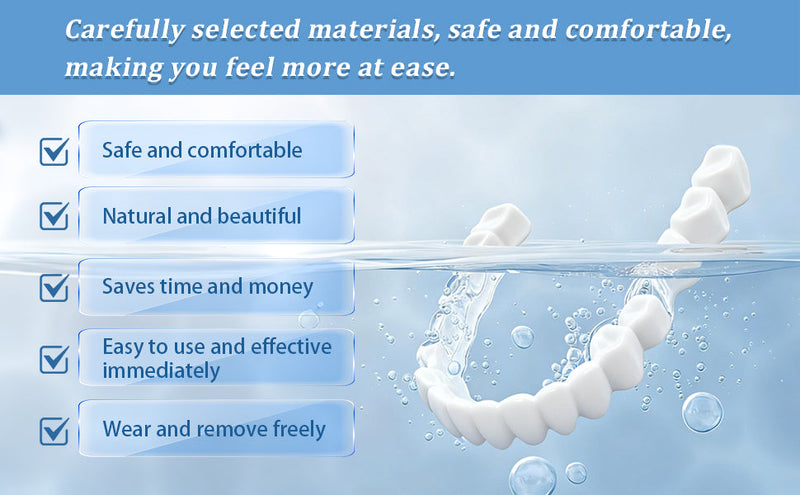 Beginner Friendly Smile Optimization, 2 Pairs Tool Free Design, Unisex Easy Adjust Reusable Daily Wearing Set for Adults(White) White1