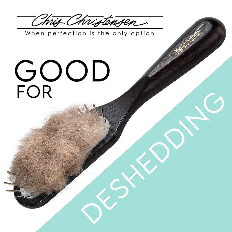 Chris Christensen Dog Brush, 20 mm. Ice Slip Dematting Brush, Specialty Brushes, Groom Like a Professional, Remove Tough Mats and Tangles, Rounded and Grounded Pins, Doesn't Pull Coat - BeesActive Australia