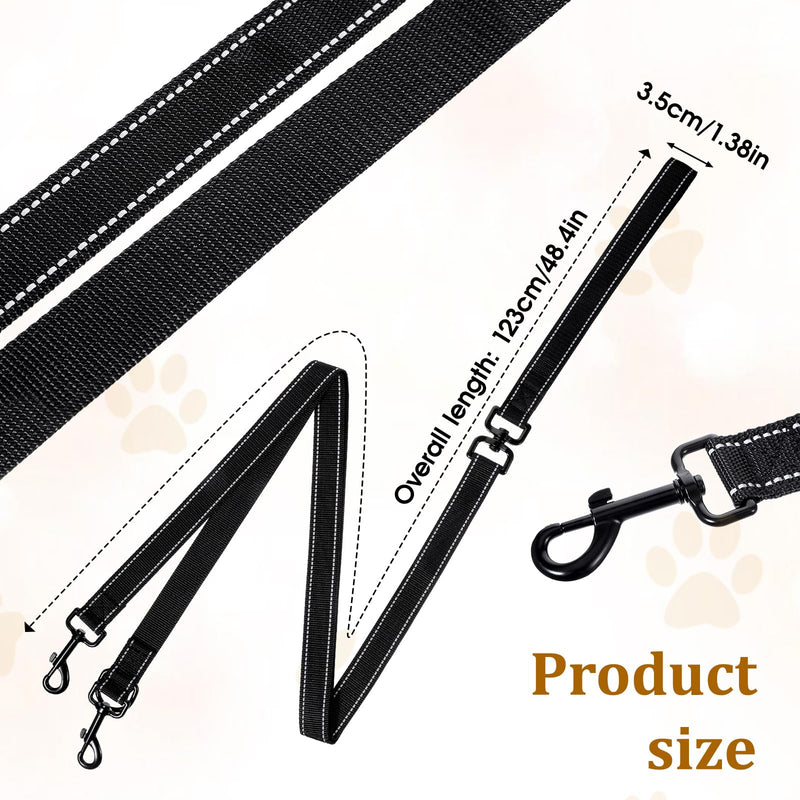 Two Point Control Dog Leash, Double Dog Leash, Training Leash, Multifunctional Double-Ended Dog Leash, Works with No Pull Harnesses, Ideal for Anti-Pulling Dog Training for Any Leash - BeesActive Australia