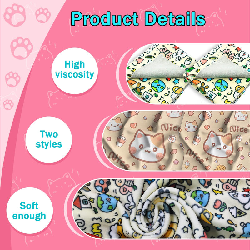 Cat Wrap for Cutting Nails, 2 Different Sizes Cat Restrain with Cat Nail Clipper and Nail File,Velcro Fabric for Cats,Cat Grooming Wrap,Self-Adherent/Anti-Scratch/Escape/Bitten( L21.6in &XL27.6in ) - BeesActive Australia