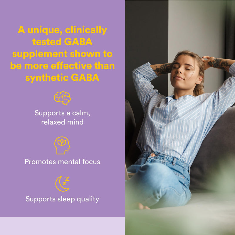 Natural Factors Pharma GABA - Dietary Supplement Supports Calm Sleep & Sleep Quality - Natural, Fast-Working Supplement Aids Focus & Brain Health - 60 Chewable Tablets (30 Servings) Tropical Fruit 60 Count (Pack of 1)