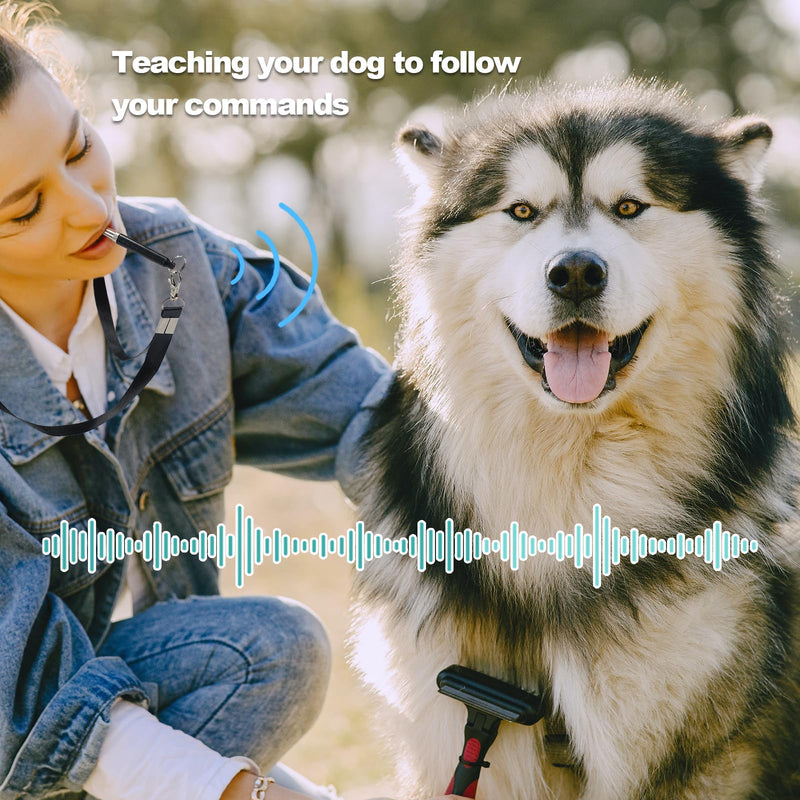 2 Pack Dog Whistles with Lanyard, Dog Training Whistle Adjustable Ultrasonic Dog Silent Whistle Recall Professional Dog Training Whistle for Dogs Training Stop Barking - BeesActive Australia