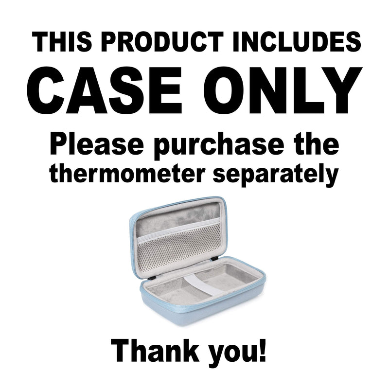 CaseSack Thermometer Case for Ear/Infrared Thermometer Like Braun ThermoScan 7, 7+, 5 IRT6500, 3; iProven, iHealth, MILDSIX, KDT, EasyEast, CandyCare, LAMIG, Hugum, GoodBaby, Famidoc, Anthsania - BeesActive Australia