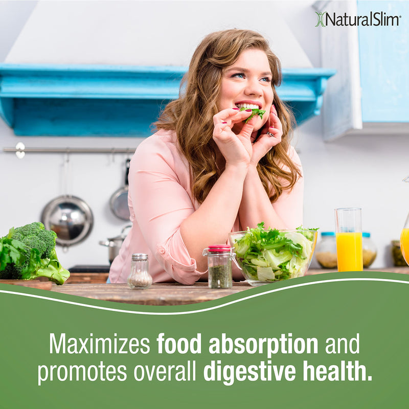 NaturalSlim Digestive Enzymes for Women & Men - Helpzymes Essential Enzymes for Digestion, Gut Health, Gas Bloating Relief with Bromelain, Ox Bile, Pancreatin. & Betaine HCL - 100 Capsules Solo 1