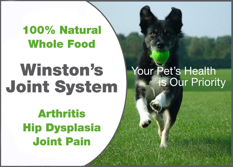 Joint System - for Smaller Dogs Under 40 Pounds - 100% Natural Whole Food Supplement System for Arthritis, Hip Dysplasia and Joint + Pain Relief - One Month Supply - Since 1992 - PawsPlanet Australia