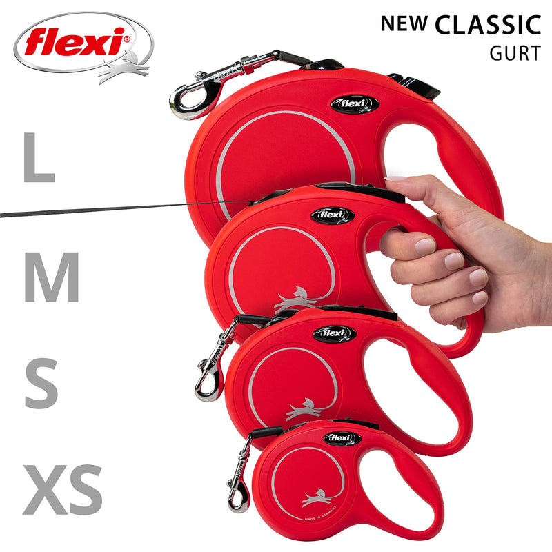 flexi New Classic L strap 8 m red for dogs up to 50 kg L 8 m - BeesActive Australia