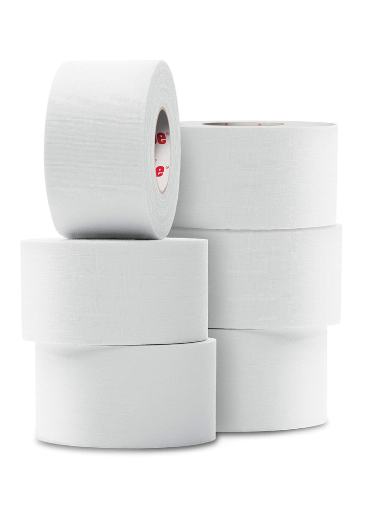 Mueller Sports Medicine MTape Rolls to Go, Quality Athletic Tape, Easy to Tear for Fast & Effective Taping, 1.5" x 10 Yards Per Roll, 6 Rolls White - BeesActive Australia