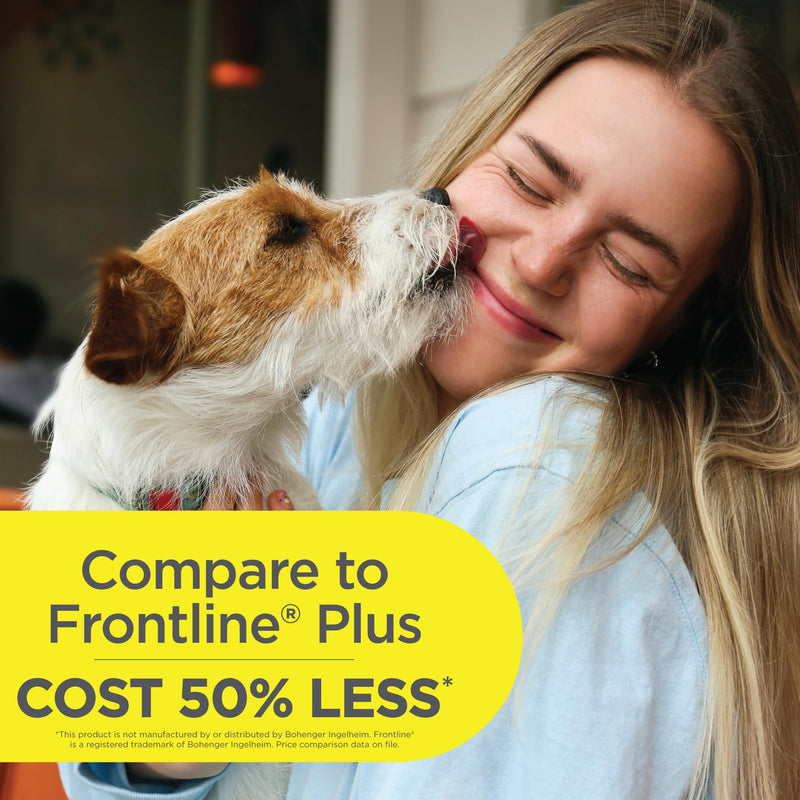 FirstAct Plus Flea Treatment for Dogs, Medium Dogs 23-44 lbs, 6 Doses, Same Active Ingredients as Frontline Plus Flea and Tick Prevention for Dogs