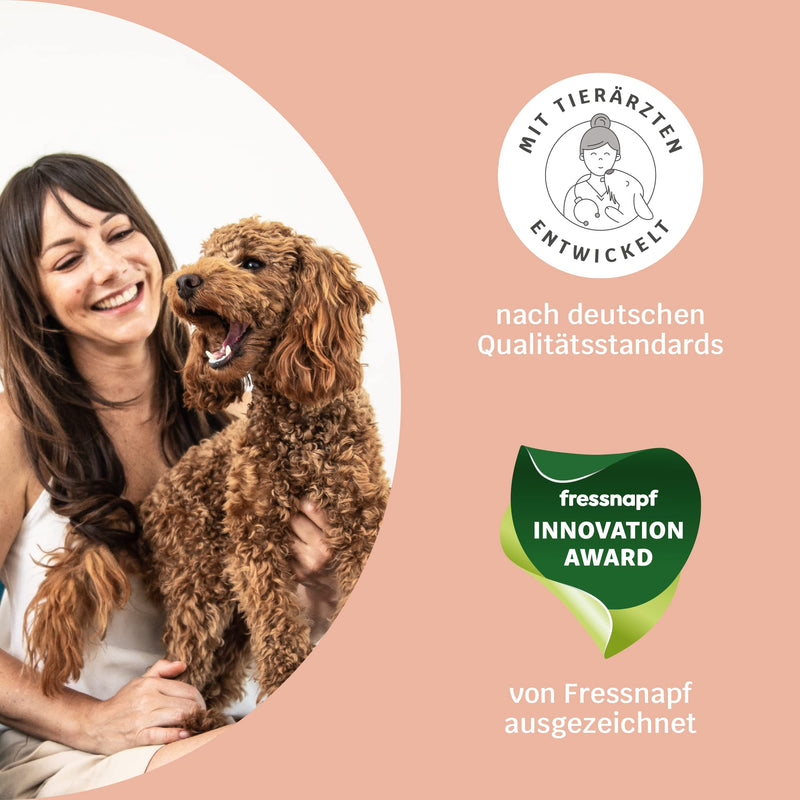 mammaly dog grooming treats with brewer's yeast & biotin 325g - shiny hair snacks against hair loss & itching dogs with probiotics - vitamin complex (C, E, D3, beta-carotene, zinc) for shiny fur - BeesActive Australia
