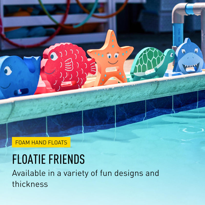 FINIS Floatie Friends Hand Float Learn-to-Swim Aids for Children - Starfish (Set of 2)
