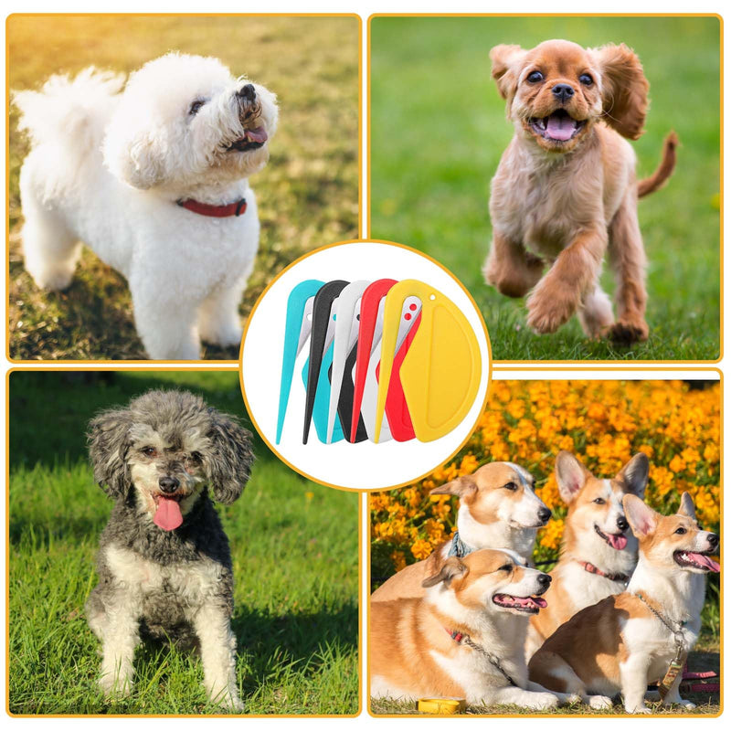 5 Pcs Knotting Comb Pet Grooming Tool, De Knotting Comb for Dog,Cats,2024 Multifunctional Pet Hair Shedding Tool Supplies for Removing Tangled and Loose Hair 5 pcs - BeesActive Australia