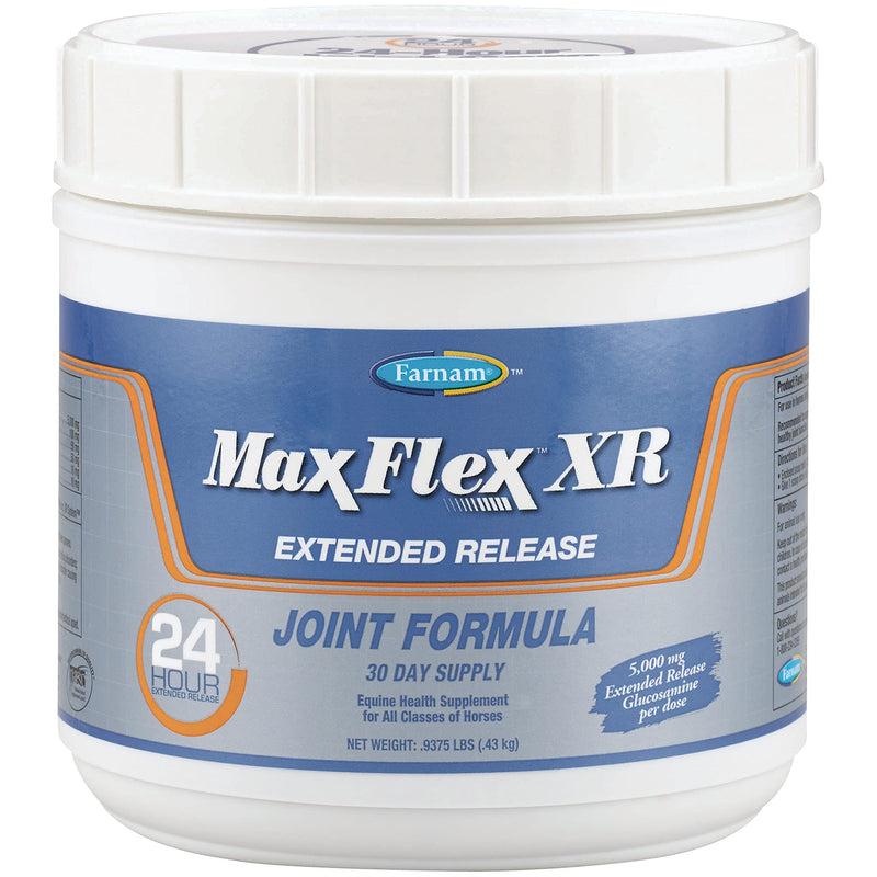 Farnam MaxFlex XR Extended Release Joint Supplement for Horses, Provides a continuous supply of joint health ingredients for 24 hours, 0.9375 pound, 30 Day Supply - BeesActive Australia