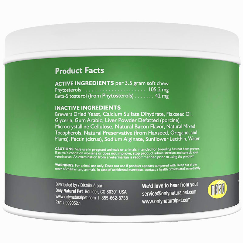 Only Natural Pet Immune Balance - Immunity Booster for Itchy Skin Licking & Scratching w/Phytosterols for Seasonal or Food Allergies Vitamin Supplement for Healthy Dogs & Cats - 60 Soft Chews - PawsPlanet Australia