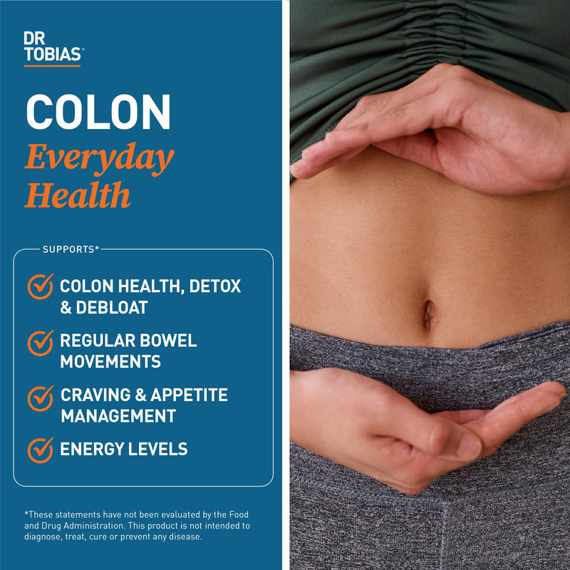 Dr. Tobias Colon Everyday Health - Gut Health for Women & Men - Psyllium Fiber Powder Drink with 4g Psyllium Husk Powder per Serving, Vegan, Gluten Free, Non-GMO, Strawberry Flavor, 60 Servings 10.2 Ounce (Pack of 1) - BeesActive Australia