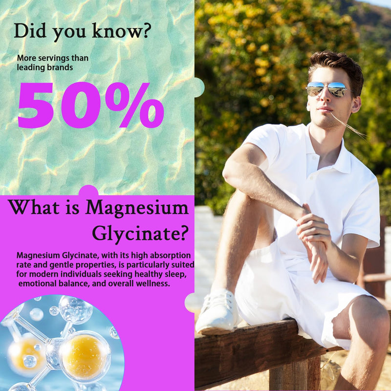 Magnesium Glycinate Gummies 600mg - Sugar Free Raspberry Chews with L-Threonate, Vitamin D3 & B6 - Supports Relaxation, Sleep & Nervous System Health - 90 Gummies (Grape) 1 Count (Pack of 1)