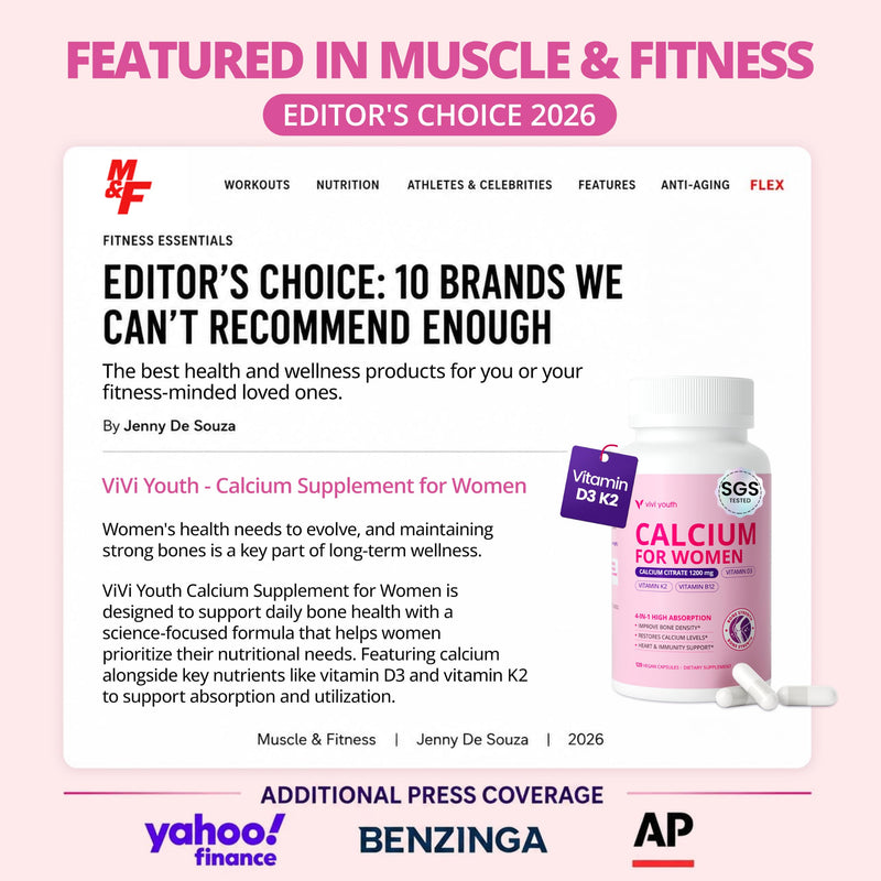 Calcium Supplements for Women - Calcium 1200 mg with Vitamin D3 | 4-In-1 High Absorption Calcium Citrate with Vitamin D3 K2 & B12 for Bone Density & Strength - Non-GMO, 120 Vegan Capsules