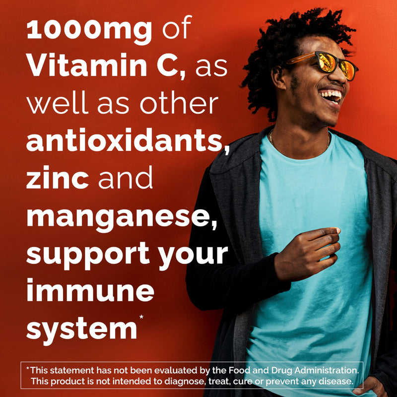 Emergen-C Zero Sugar 1000 mg Vitamin C Powder for Daily Immune Support Caffeine Free Vitamin C Supplements with Zinc & Manganese,B Vitamins&Electrolytes, Raspberry Lemonade Flavor 36 Count(Pack of 2) 6.1 Ounce (Pack of 2)