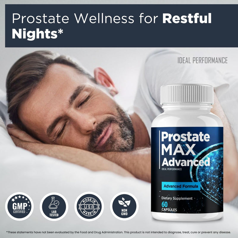 Prostate Max Supplement, Prostate Max Advanced Capsules for Men - Maximum Strength for Daily Wellness & Comfort, All Natural, ProstateMaxAdvanced Pills Reviews (3 Pack)