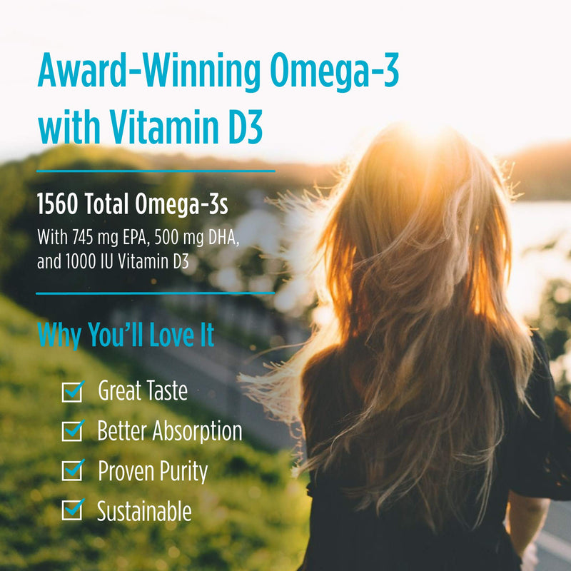 Nordic Naturals, Omega 3 D Lemon, 8 Fl Oz
