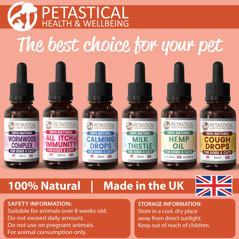 Skullcap Valerian, Cat Dog Calming, Anxiety Calming Drops, Home Alone, Barking, Loud Noises, Fireworks, Travel (60ml) 60ml