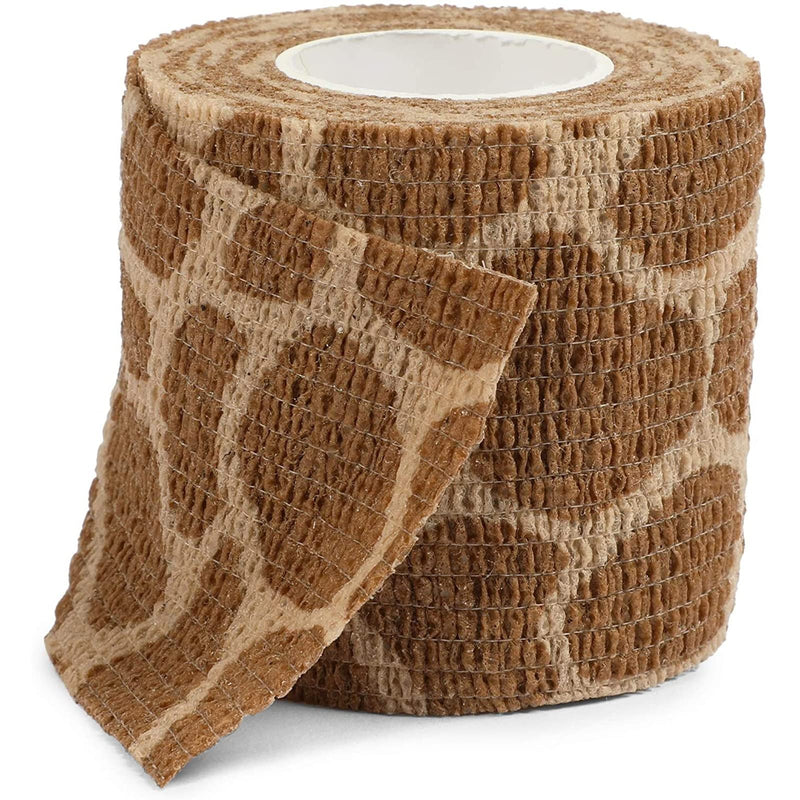 6 Rolls Self Adhesive Bandage Wraps, 2 Inch x 5 Yards Cohesive Vet Tape for First Aid (Animal Print) - BeesActive Australia